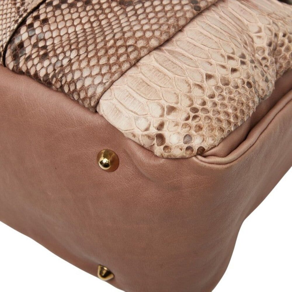 Chloe Python Leather Handbag - Picture 6 of 10